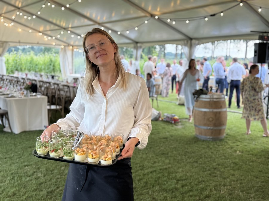 Tersagoesting catering aan het werk